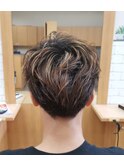 メンズツーブロックメッシュ