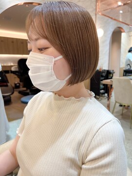 ロンド エスポワール 錦糸町(Lond espoir) 【柴田】グレージュカラー ボブウルフ黒髪ココアベージュ