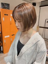 コワファーストナガサキシャンプーボーイ(COIFF1RST NAGASAKI SHAMPOO BOY)&nbsp;大人可愛い小顔くびれミディアムボブウルフ10代20代30代