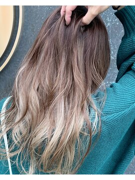 モードファクター デザイナーズサロン(mode Factor designer's salon) インナーカラー×ホワイトベージュ