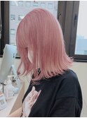 1502外国人風カラーカシスレッドベイビーピンクネオンカラー