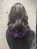 サロンドフィール 豊岡店(Salon de feel)&nbsp;裾カラー/グラデーションカラー/ダブルカラー/ヴァイオレット