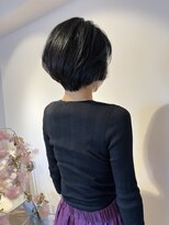 ノハナ(nohana)&nbsp;【似合わせカット】丸みのあるショートボブ