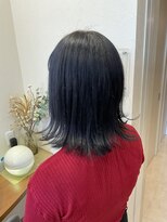 ヘアーメイク フェヌア(Hair Make fenua) 暗髪☆Blue black