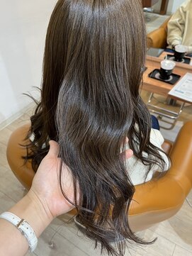 ソワン ドゥ ブレス エルネ 立花店(soin de brace elne) 美髪、透明感たっぷりブリーチなしアッシュグレー