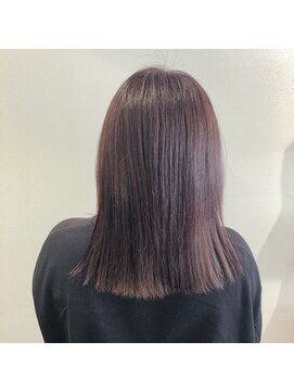 リュネッツ あざみ野店(lunettes) 【白髪ぼかし】白髪ぼかしハイライト×ピンクラベンダーカラー