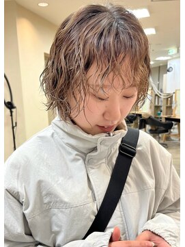 ソソ(soso) 【soso 伊勢田】ショート×パーマ【横浜/ブリーチ】