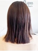 20代30代40代大人可愛い髪質改善カラーショコラブラウン透明感
