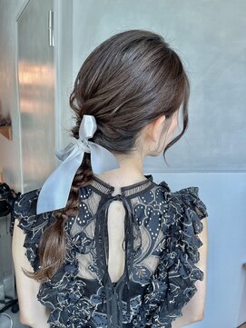 シャルムバイケンジ(Charm.by KENJE) 【ローポニー】編みおろし/結婚式/二次会/同窓会/銀座
