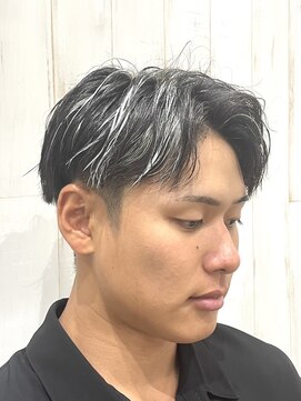 ヨシザワインク プレミアム 横浜 桜木町店(YOSHIZAWA Inc. PREMIUM) メンズホワイトメッシュ