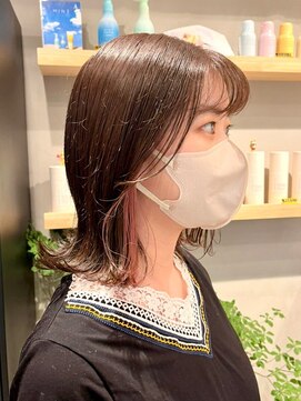 ホーム(HOME) ミディアム×イヤリングカラー