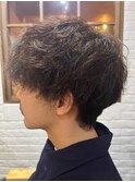 メンズパーマ 波巻き