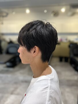 ソイクフ 四条大宮店(SOY-KUFU) 【soy-kufu】MEN'S HAIRアッシュブラックショート