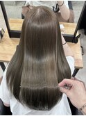 髪質改善×ツヤオリーブベージュ!