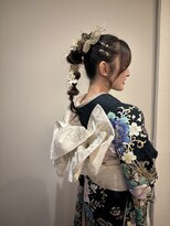 レシェル 松阪(RECIEL)&nbsp;成人式 編みおろしポニー