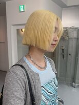 ブレス(bless)&nbsp;ブロンド/抜きっぱなし/ミニボブ/ブリーチ