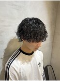 波巻きパーマ