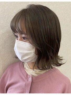 アグランテトラ 野田阪神店(a Gland tetra) レイヤーボブ*大人可愛い外ハネ20代30代*ミルクティーベージュ