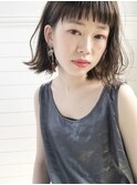 《December》チャコールグレージュ カジュアルボブ
