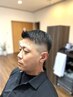 【清潔感・身だしなみUP】Men's フェード＋眉カット 4,000円(シャンプー込)