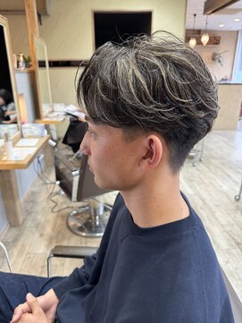 ヘア ロンドン カフェ(HAIR LONDON CAFE) 毛流れハイライト