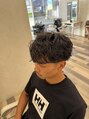 イースタイルコムズヘア 柳通り店(e-style com's hair)&nbsp;シャドウパーマでラフにきめるヘアスタイルを