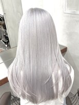 ニコ トウキョウ 渋谷(nico TOKYO)&nbsp;ホワイトシルバーダブルカラー/ケアブリーチ/ハイトーン