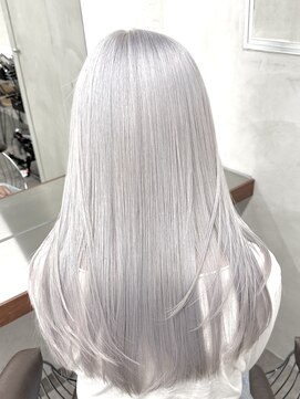 ニコ トウキョウ 渋谷(nico TOKYO) ホワイトシルバーダブルカラー/ケアブリーチ/ハイトーン