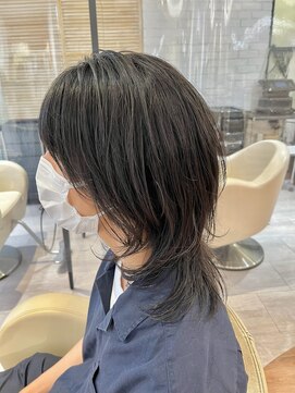 ヴァネッサ VANESSA メンズロングレイヤーナチュラルパーマニュアンスパーマスタイル