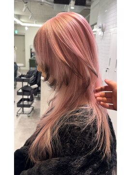 モニカ 原宿店(MONIQA) ピンク裾カラー