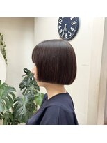 ヘアーアンドスパ メル(hair&spa m.e.l by origami)&nbsp;前上がりボブ