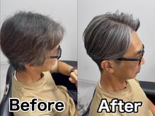 初めての白髪ぼかしはSoleriaオリジナルハイライトがオススメ！！