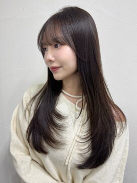 クレム 博多駅店(ChLem) レイヤーカット 艶カラー 暗髪 韓国風 髪質改善 福岡美容室