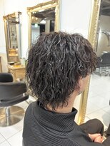 アイズ 海老名(AIZU)&nbsp;ツイストスパイラルパーマ　ウルフパーマ　センターパートウルフ