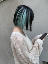 ペレ 原宿(PELE)&nbsp;ダブルカラー/ケアブリーチ/羽エクステ/原宿