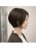 丸みショートボブ