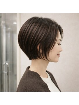 ヘアメイク イズム(HAIR MAKE ism) 丸みショートボブ