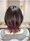 春カラー◎ショートウルフ×レイヤーカットで軽やか韓国風