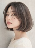 ナチュラル艶感×美フォルムボブ