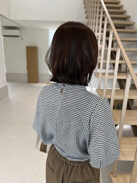 リノアオ(LINOAO.) 表面レイヤーでふんわり軽やかな大人ボブ♪