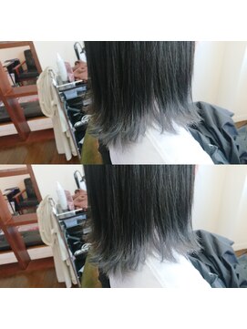 ヘアーサロン リバース(Hair Salon Rebirth) 【防府/Rebirth】アッシュグレー×ホワイトシルバー