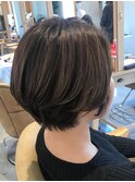イングラカット×-5歳ナチュラルショートボブ