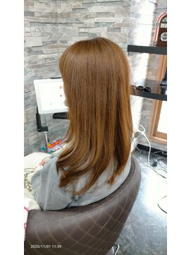 ヴィソップ(V.S.O.P) 【ロング】安全毛染めで魅了される、パーマ風女子