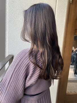 リバレッジ 広尾(Leverage) バングレイヤーベージュブラウンヘア