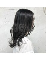 ヘアアトリエコモノ(hair l'atelier KoMoNo) 【黒じゃない黒染め】ディープアッシュ