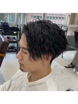 ニコフクオカヘアーメイク(NIKO Fukuoka Hair Make) 「NIKO」前下がりツイストスパイラルパーマ　福岡天神
