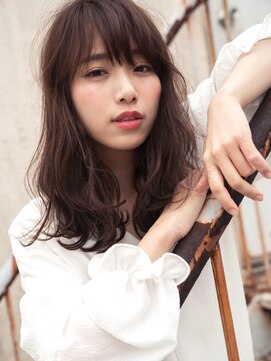 ルーム サンセット 沖縄豊崎(ROOM Sunset) 大人マッシュウルフ×ジェンダーレス☆Aラインゆるカールロング