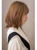 シースルー前髪ウルフボブ小顔くびれヘア306Z越谷20代30代40代