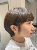 ［横山］前髪目の上ギリギリ耳掛けコンパクトショート