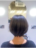 髪質改善/切りっぱなしボブ/美髪/30代40代/［人形町］